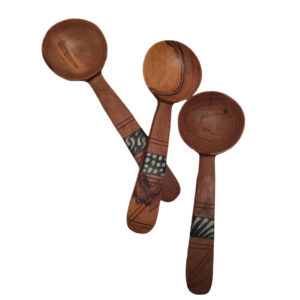 Inlaid Condiment Spoon