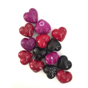 Soapstone Hearts: Traditional Mix