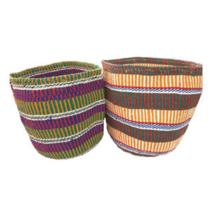 Traditional Recycled Plastic Basket (assorted)