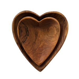 <span style="color:red;">NEW ARRIVAL </span><br>Set of 2 heart bowls