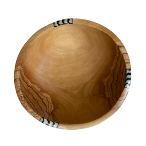 <span style="color:red;">NEW ARRIVAL </span><br>Solid Wild Olive Wood Bowl