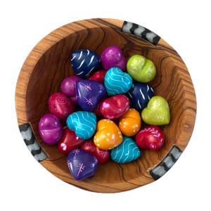 <span style="color:red;">NEW ARRIVAL </span><br>Tiny Spring Mix soapstone hearts