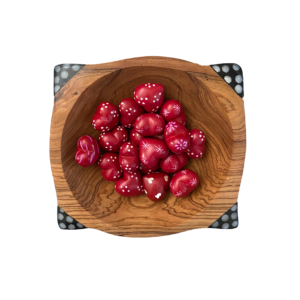 NEW ARRIVAL<br>Medium Wild Olive Wood Square Bowl