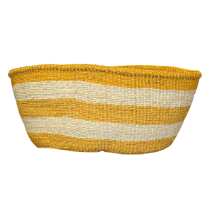 Oval Shelf Basket - Yellow